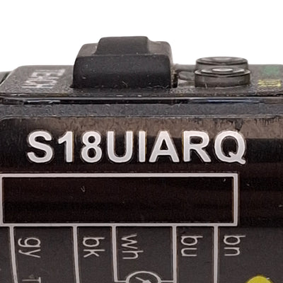 Used Banner S18UIARQ Ultrasonic Sensor, 30-300mm, 10-30VDC, 4-20mA Output, M12 5-Pin