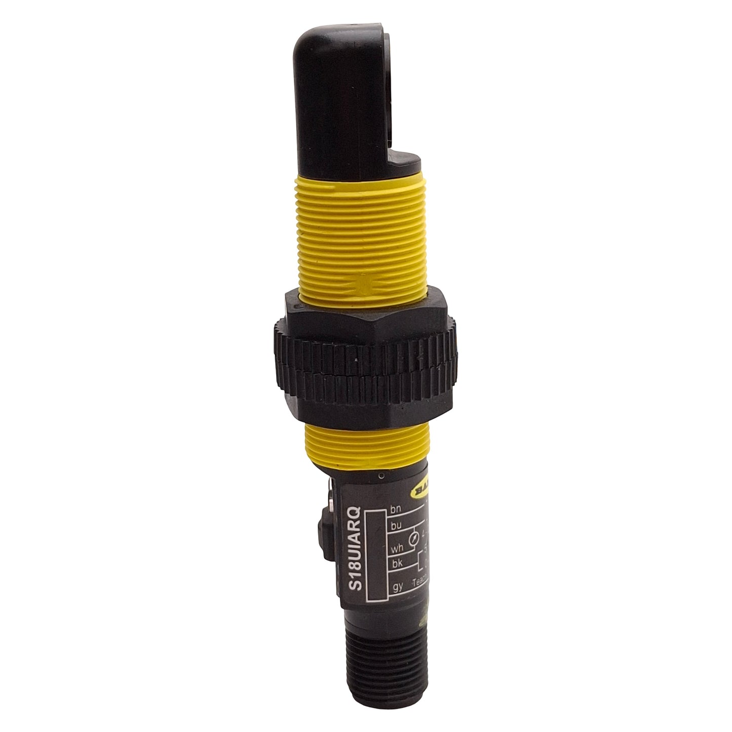 Used Banner S18UIARQ Ultrasonic Sensor, 30-300mm, 10-30VDC, 4-20mA Output, M12 5-Pin