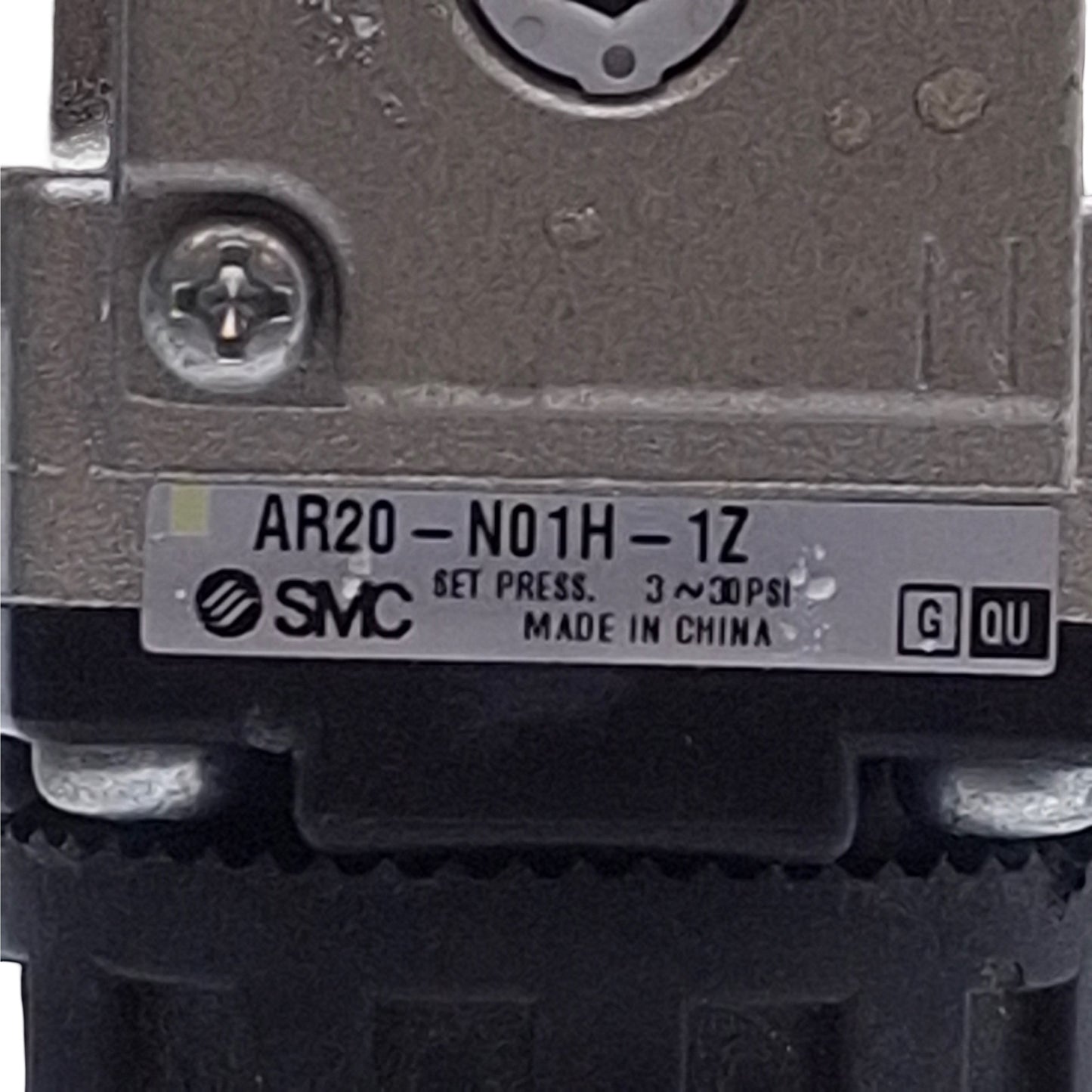 Used Lot of 4 SMC AR20-N01H-1Z Pneumatic Regulator 3-30psi Range, 1/8" NPT Thread