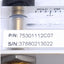 Used King Instruments 75301112C07 Rotameter 2" Scale, 20SCFH Air, 100psi Max
