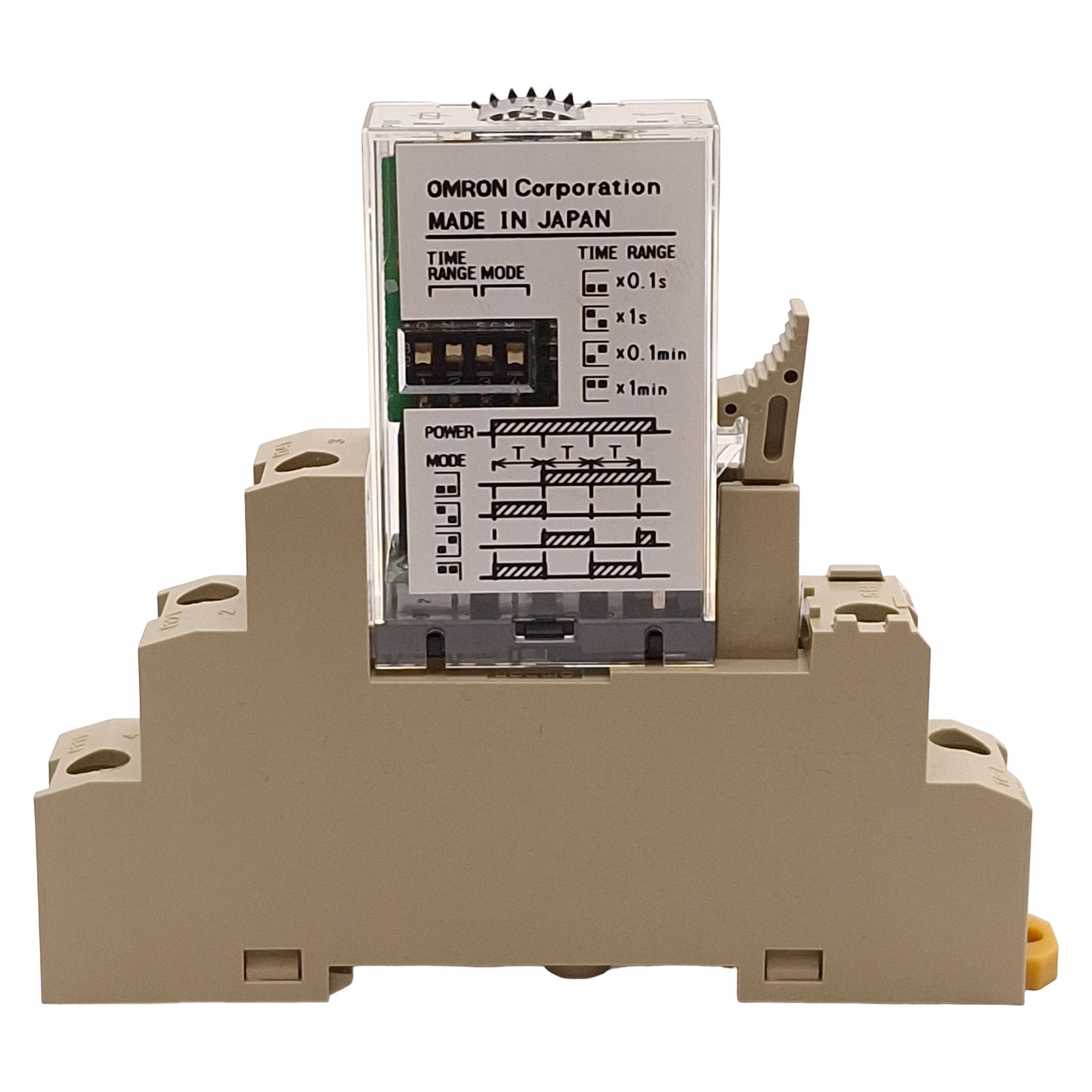 Used Omron H3RN-1 Solid State Timer Relay, SPDT, 0.1s-10min, 30VDC/240VAC, 24VDC Coil