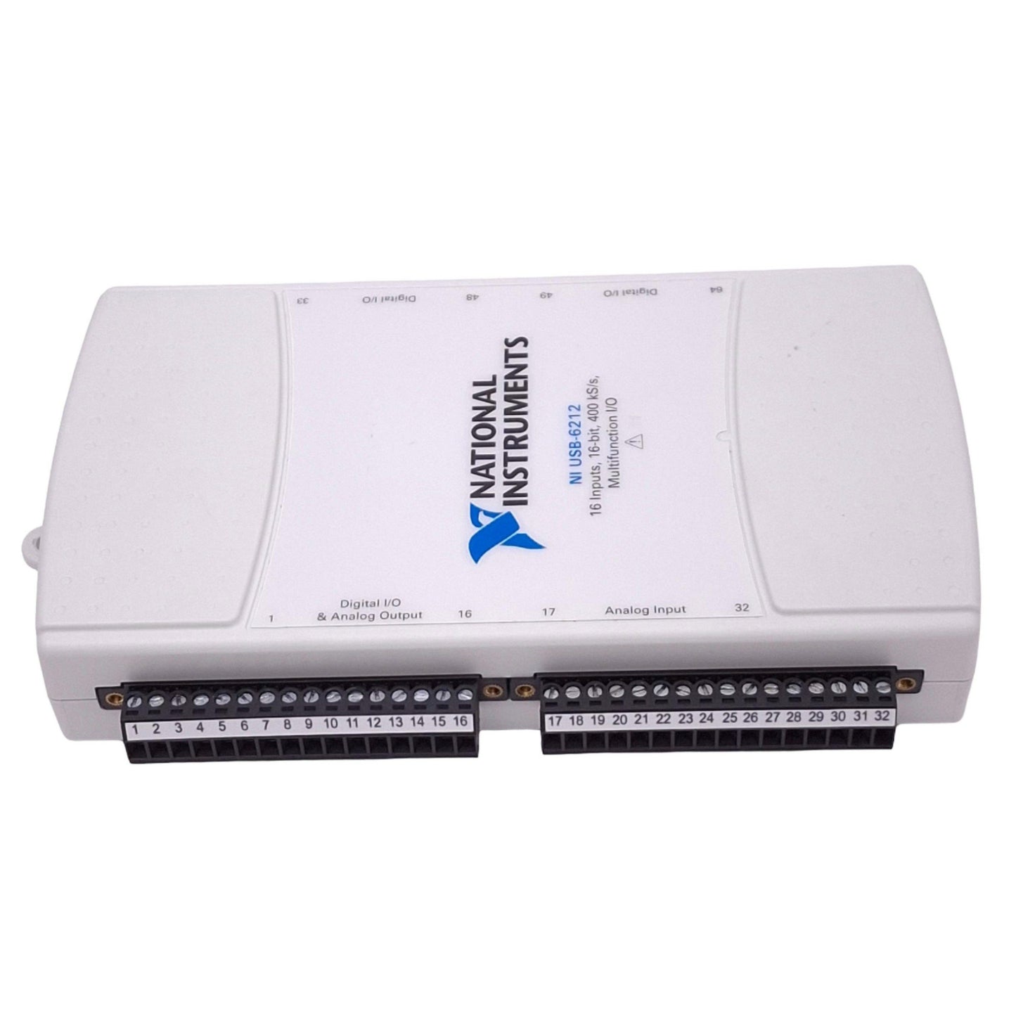 Used National Instruments USB-6212 197493B-03L I/O Device, 16AI 2AO, 32DIO Max, USB-B