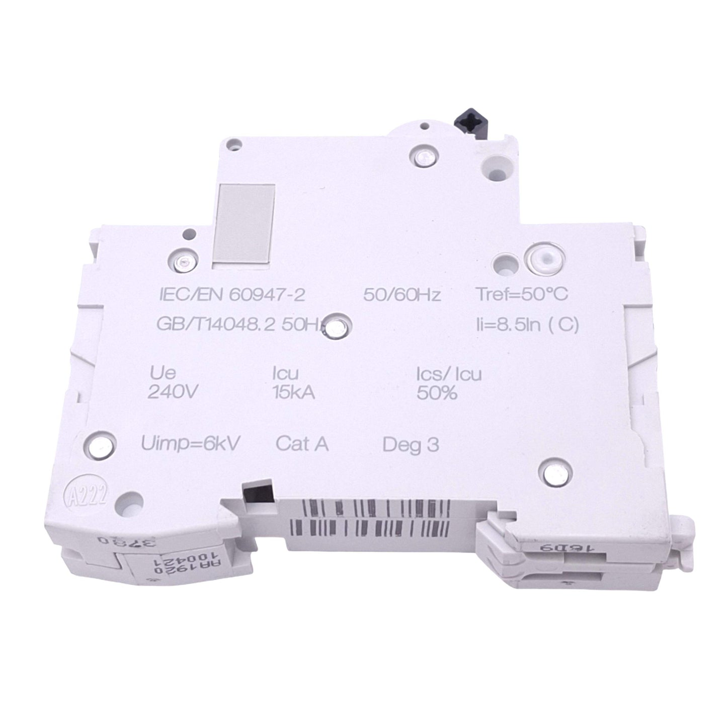 New – Open box Schneider Electric M9F14106 Circuit Breaker, 1-Pole 6A, 240VAC Max, DIN Rail