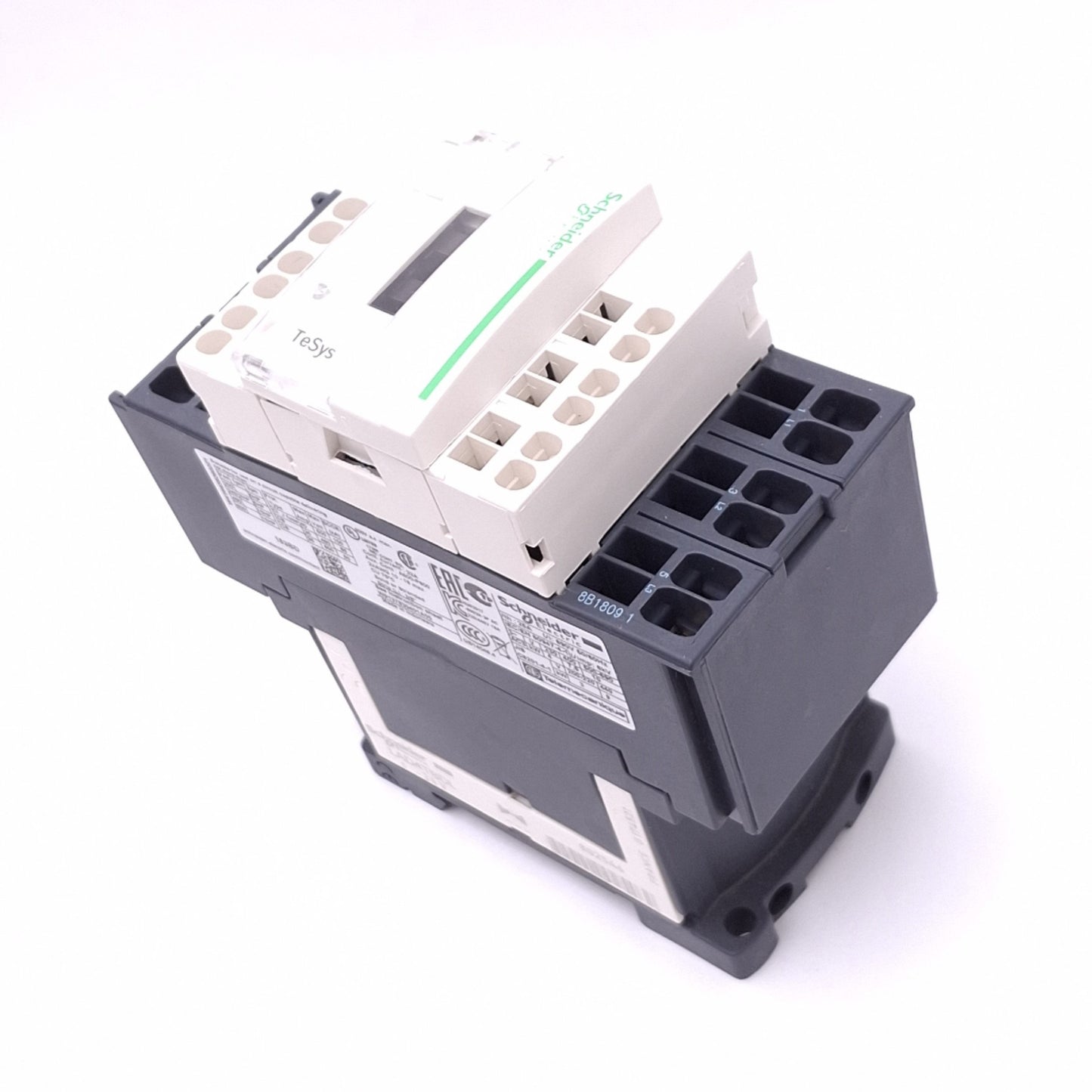 New Schneider Electric LC1D183BD Motor Contactor, 3-Pole 3-Phase 600VAC, 24VDC Coil