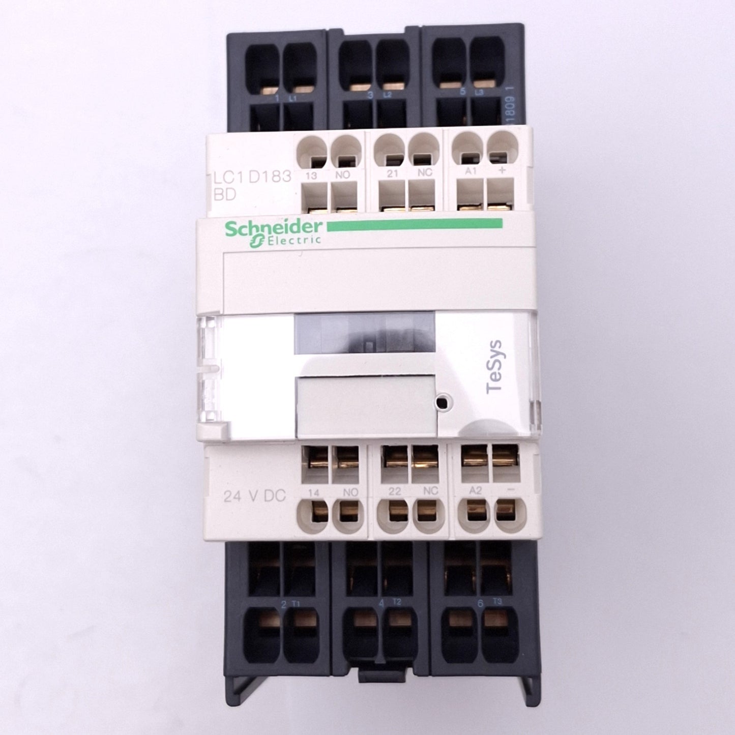 New Schneider Electric LC1D183BD Motor Contactor, 3-Pole 3-Phase 600VAC, 24VDC Coil