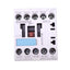 Used Siemens 3RH1140-1BB40 Contactor Relay, 4-Pole 4NO, 10A 600VAC Max, 24VDC Coil