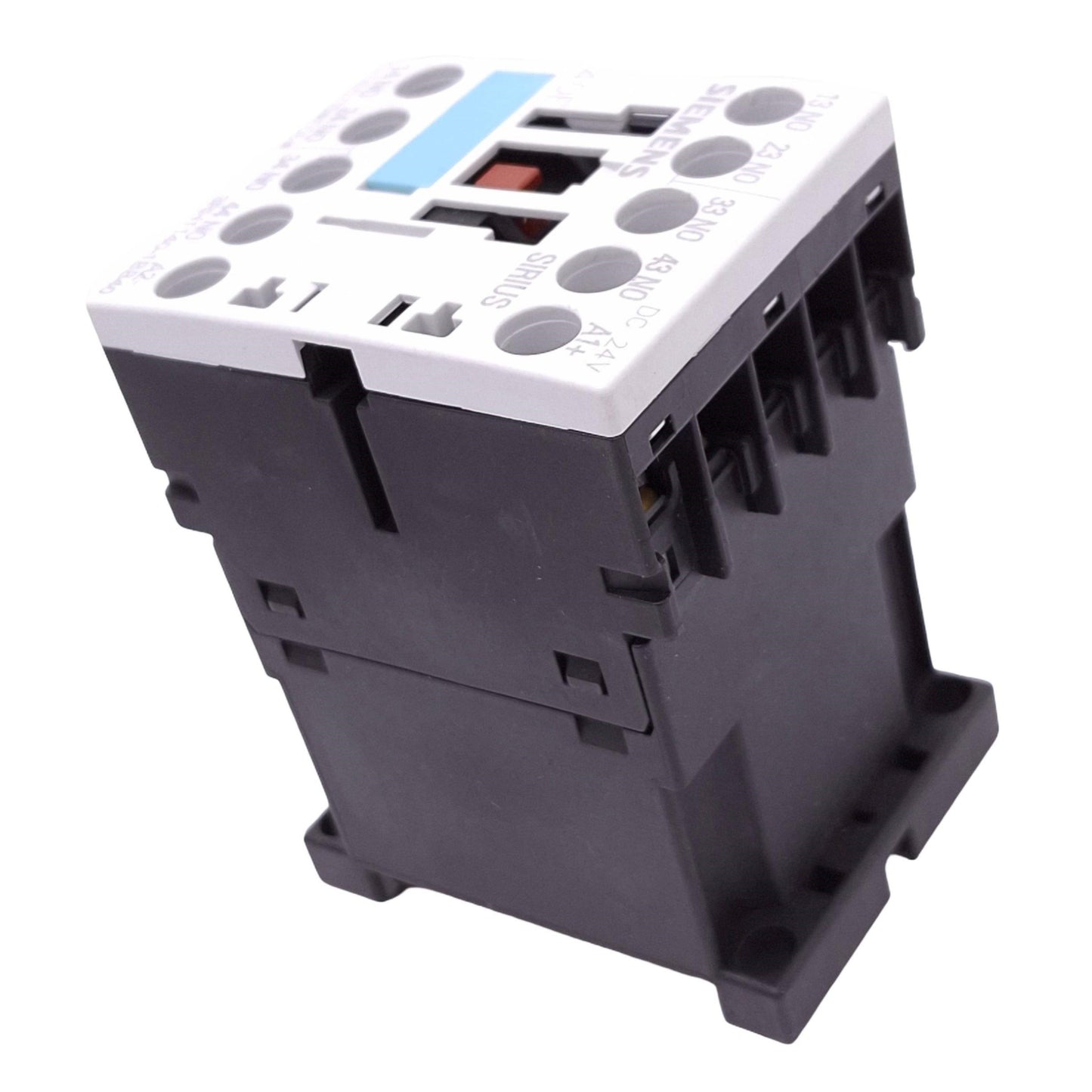 Used Siemens 3RH1140-1BB40 Contactor Relay, 4-Pole 4NO, 10A 600VAC Max, 24VDC Coil