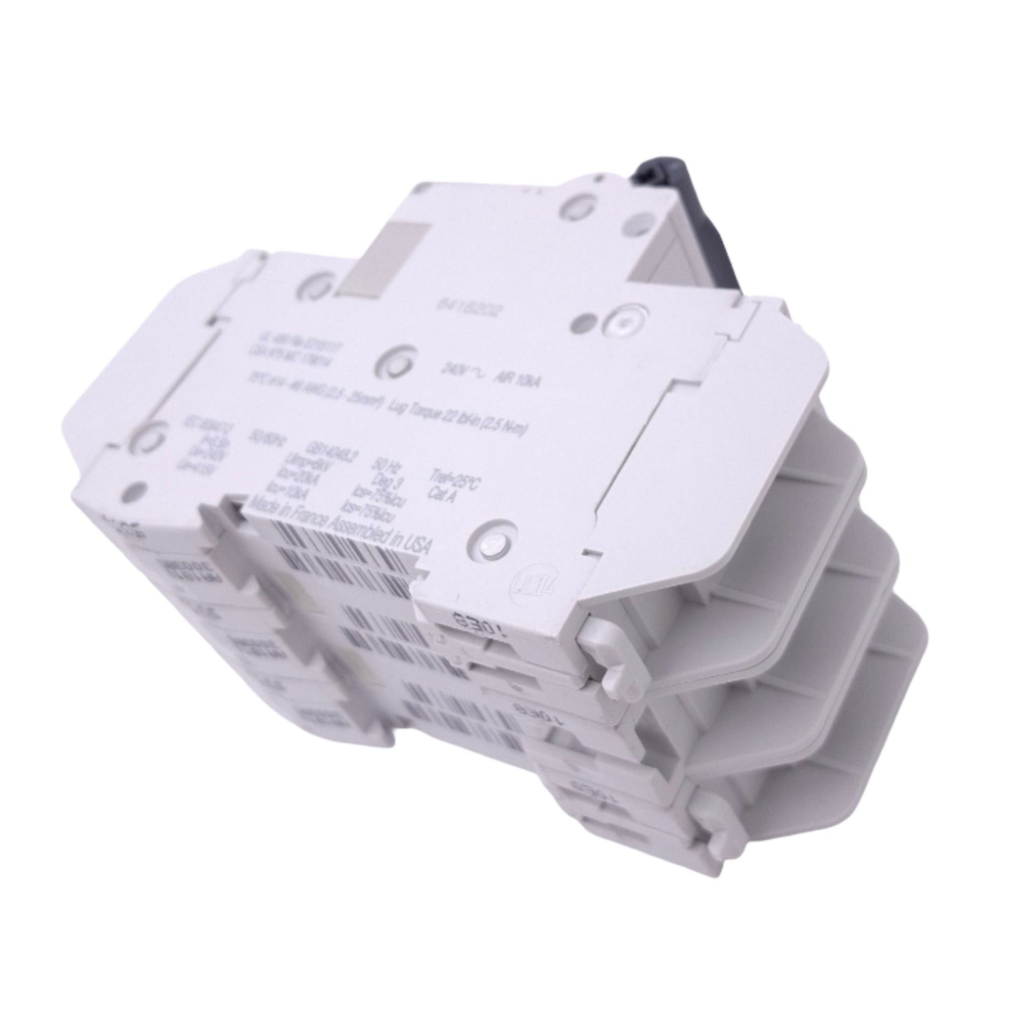 New Schneider Electric 60179 Multi9 Circuit Breaker, 3-Pole 15A, 240VAC, DIN Rail