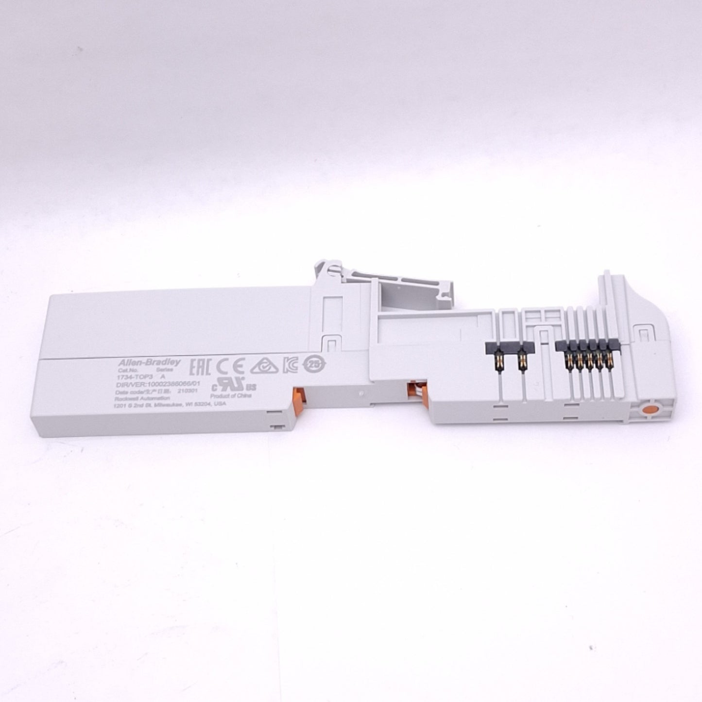 New Allen Bradley 1734-TOP3 POINT I/O Base Module, 12-Position, 300V Max, DIN Rail