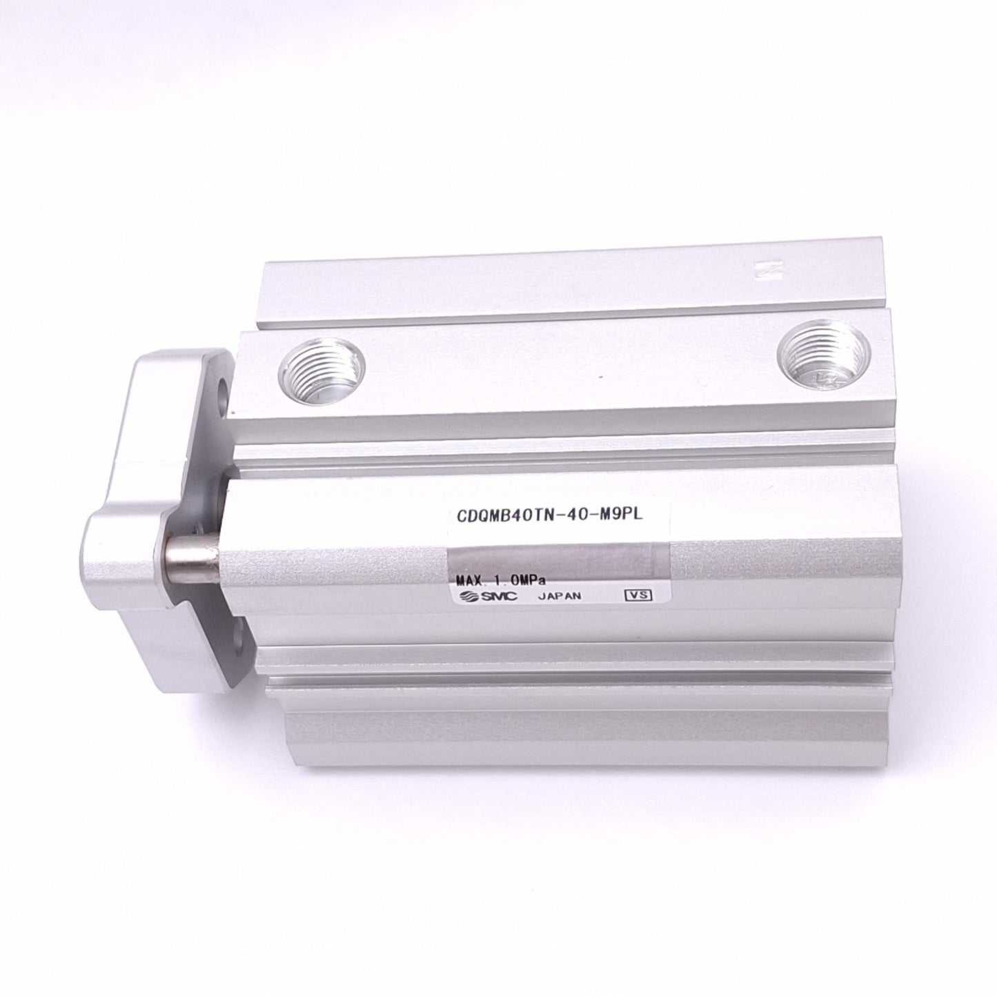 Used SMC CDQMB40TN-40-M9PL Compact Cylinder, 40mm Bore, 40mm Stroke, 1/8" NPT, 1.0MPa