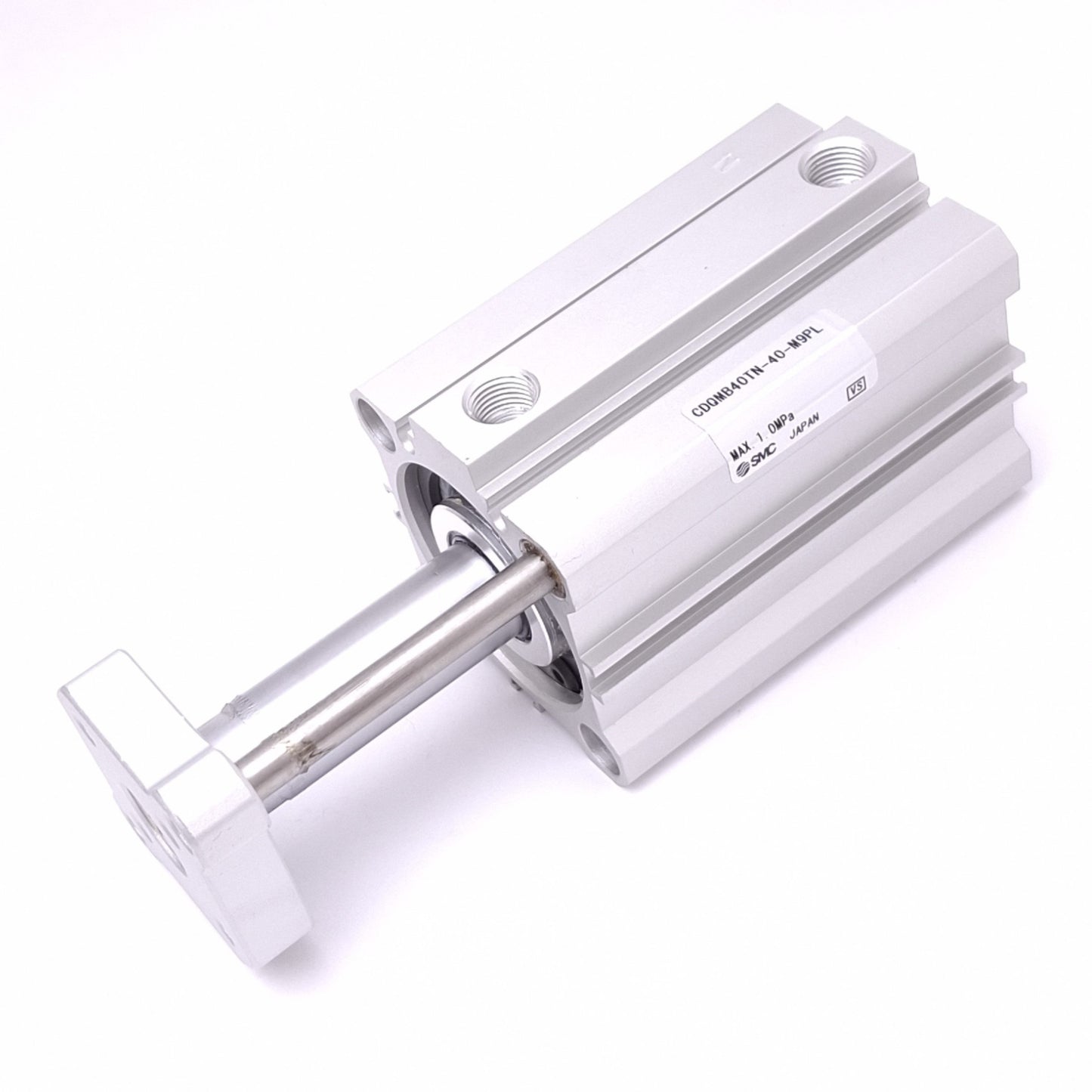 Used SMC CDQMB40TN-40-M9PL Compact Cylinder, 40mm Bore, 40mm Stroke, 1/8" NPT, 1.0MPa