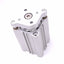 Used SMC CDQMB40TN-40-M9PL Compact Cylinder, 40mm Bore, 40mm Stroke, 1/8" NPT, 1.0MPa