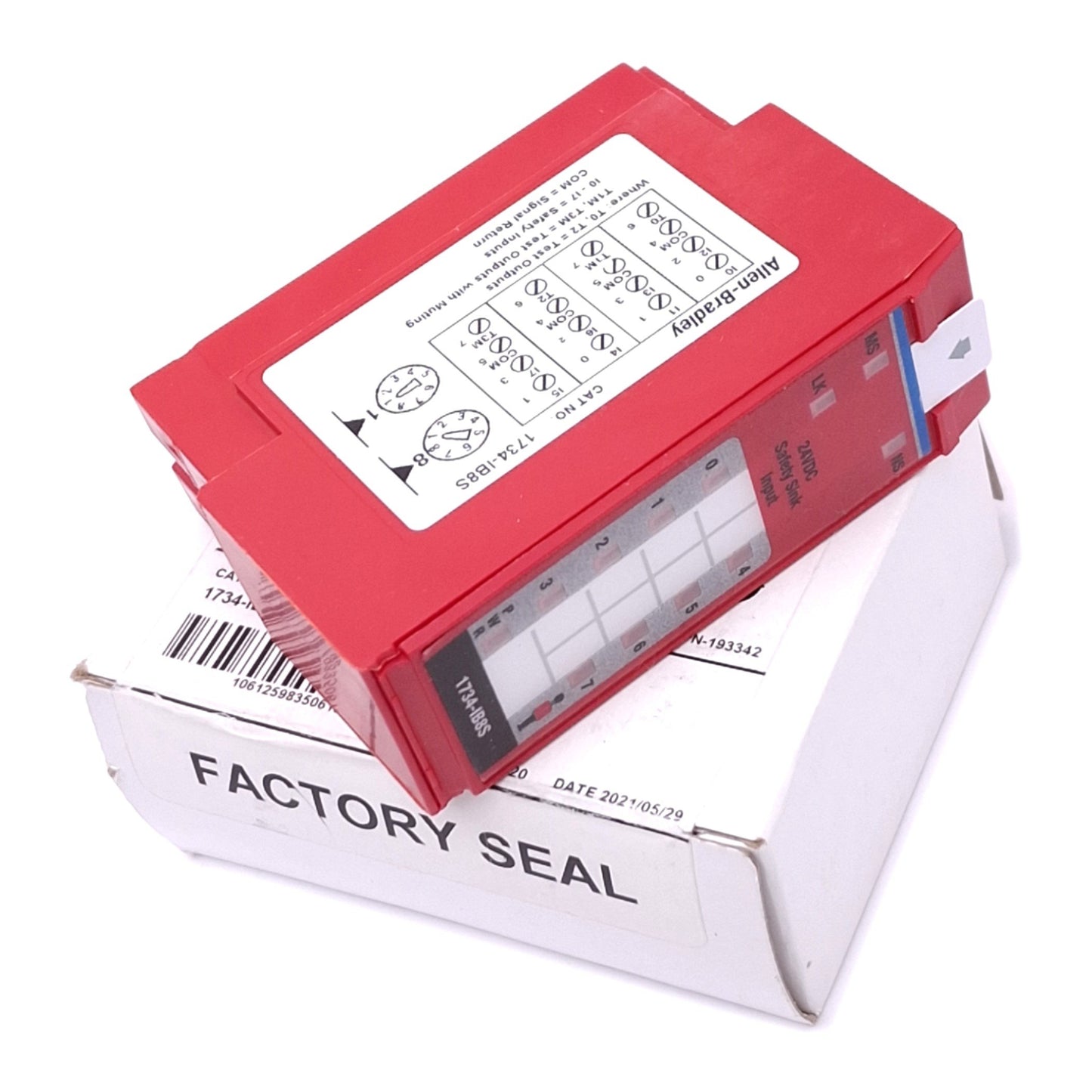 New Allen Bradley 1734-IB8S POINT I/O Guard Input Module, 8-Point, Sinking, 24VDC