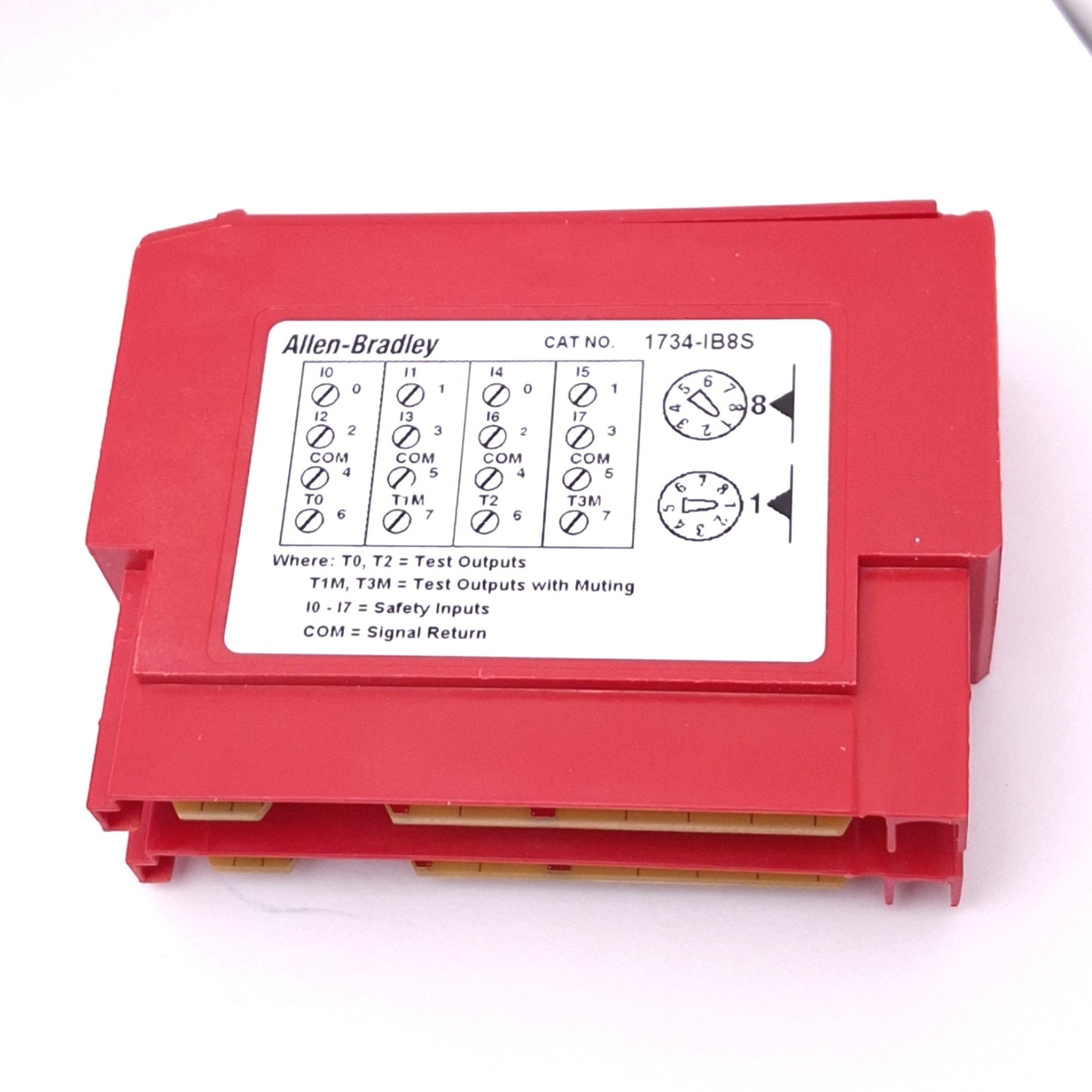 New Allen Bradley 1734-IB8S POINT I/O Guard Input Module, 8-Point, Sinking, 24VDC