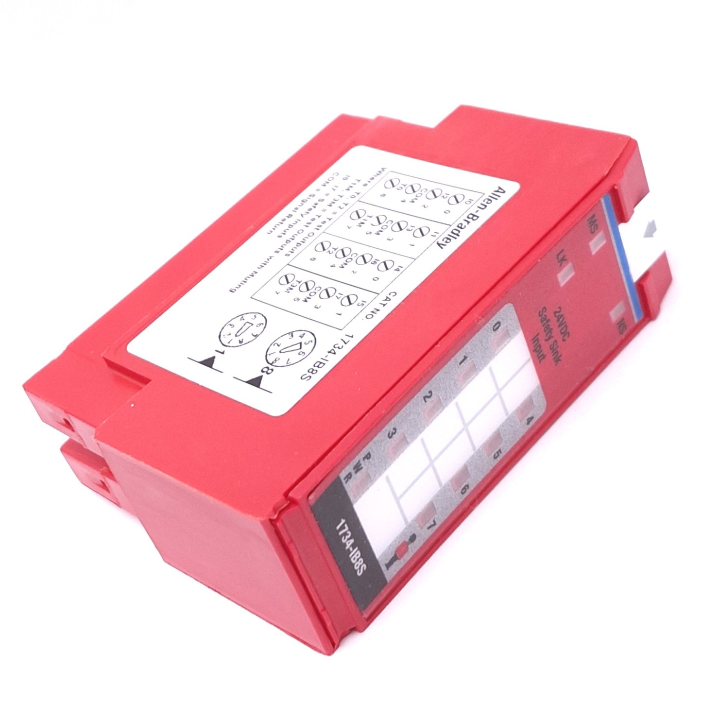 New Allen Bradley 1734-IB8S POINT I/O Guard Input Module, 8-Point, Sinking, 24VDC