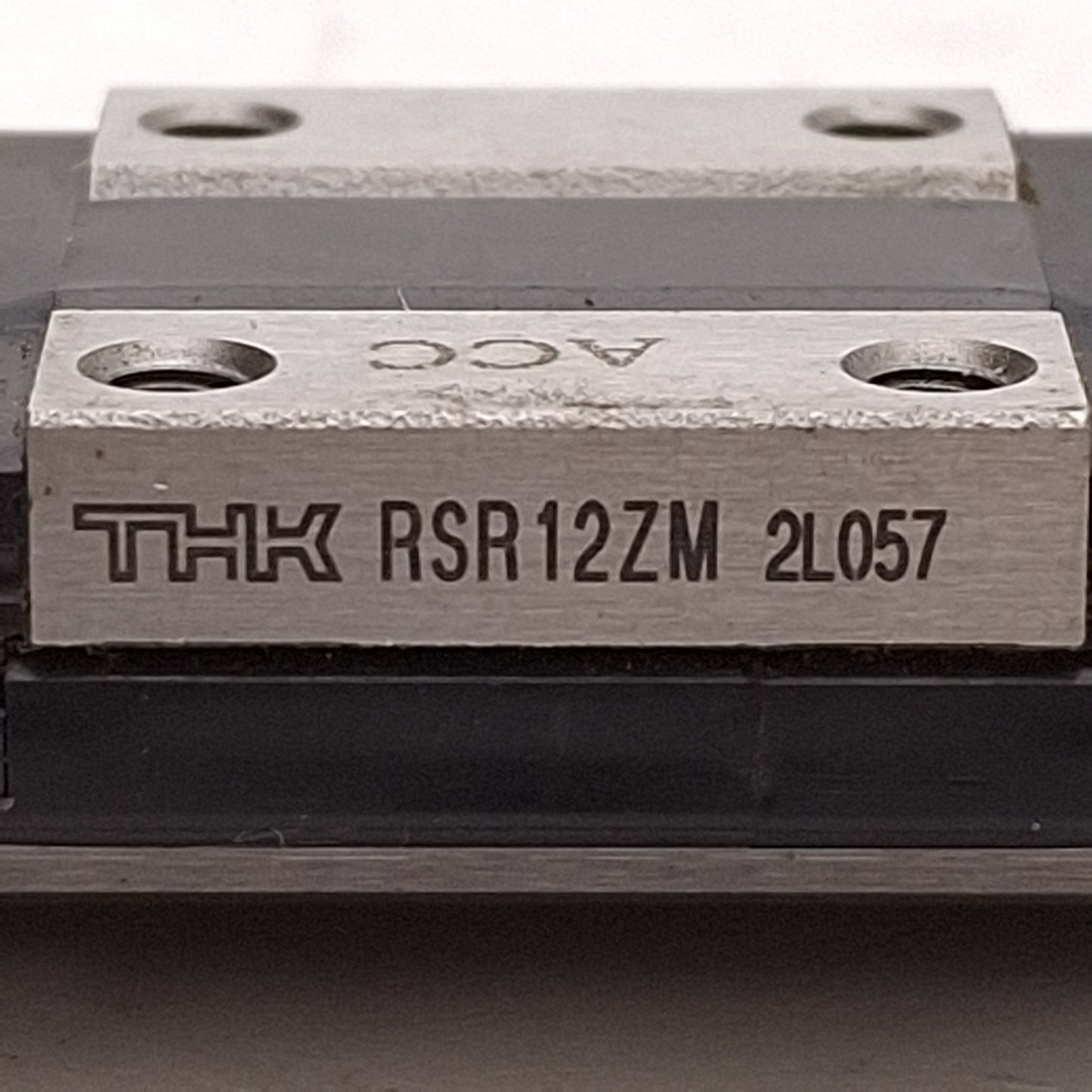 Used THK RSR12ZM Linear Guide Assembly, 12x190mm Rail, 35x27mm Carriage, 2.65kN