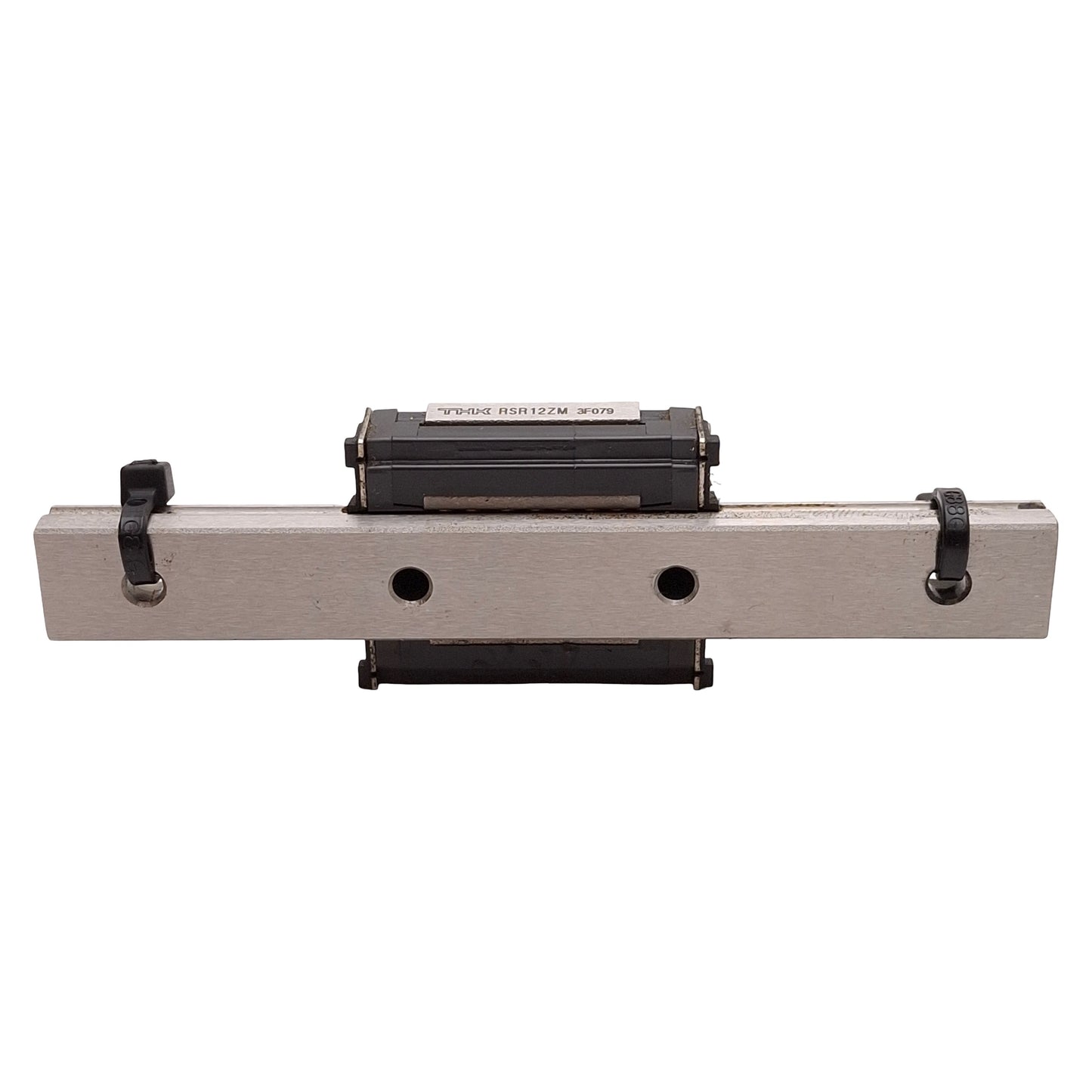 Used THK RSR12ZM Linear Guide Assembly, 12x95mm Rail, 35x27mm Carriage, 2.65kN