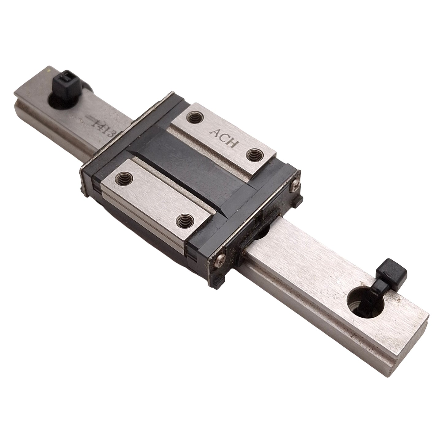 Used THK RSR12ZM Linear Guide Assembly, 12x95mm Rail, 35x27mm Carriage, 2.65kN