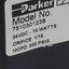 Used Parker 751030123B Solenoid Valve, 2-Way N.C., 1/8in NPT, 200psi, 24VDC Coil