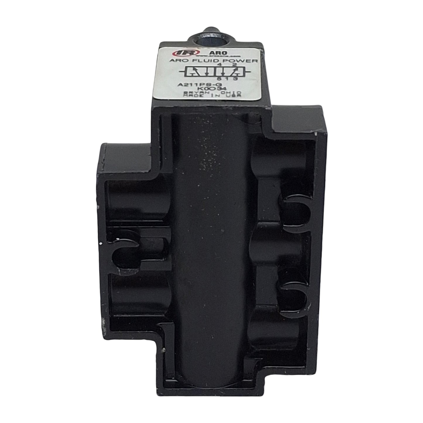 Used Aro Fluid A211PS-G Air Pilot Valve, 4/2-Way, 1/8in NPT, 30SCFM, 150psi, 40µm