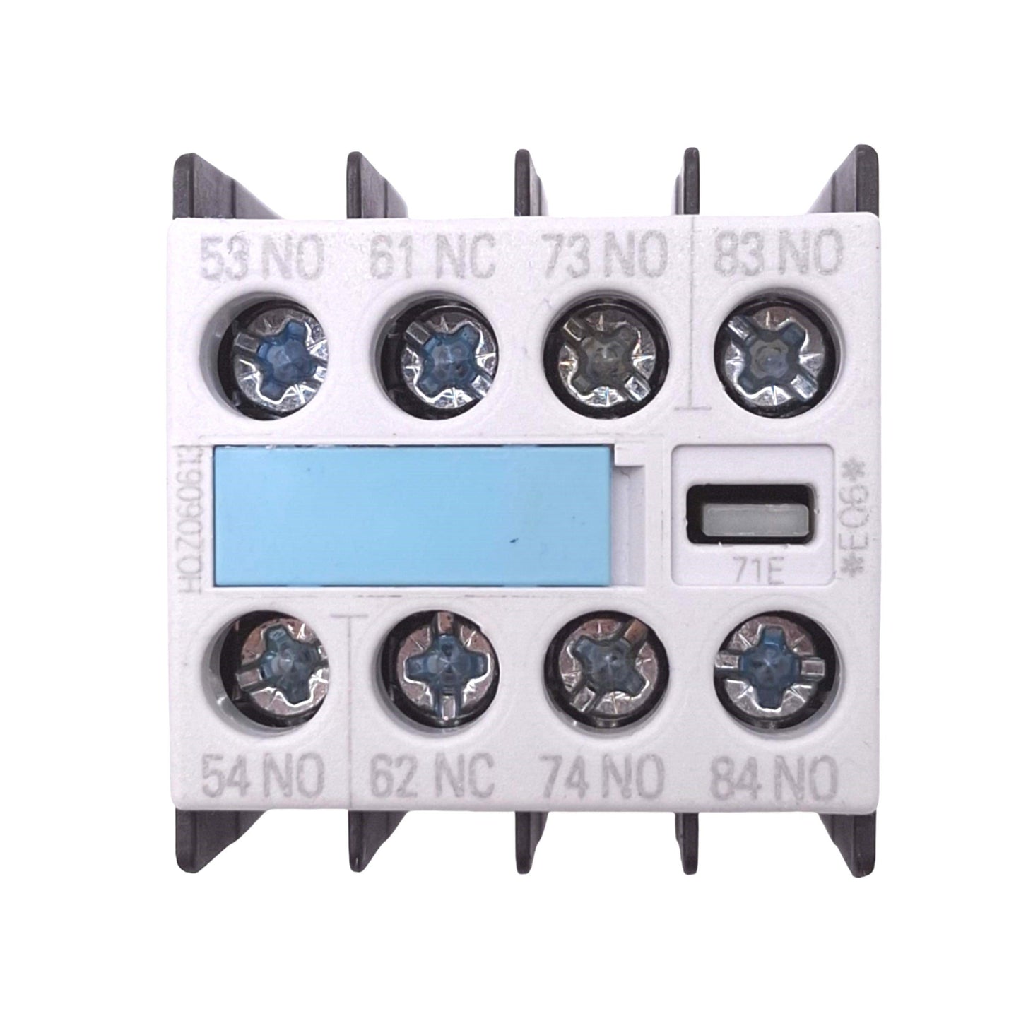Used Siemens 3RH1911-1GA31 Auxiliary Contact Block, 3NO 1NC, 690VAC 10A Max