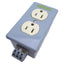 Used Wago 51017543 Outlet Box 120VAC 15A, 28-12AWG Wire Size, DIN Rail Mount