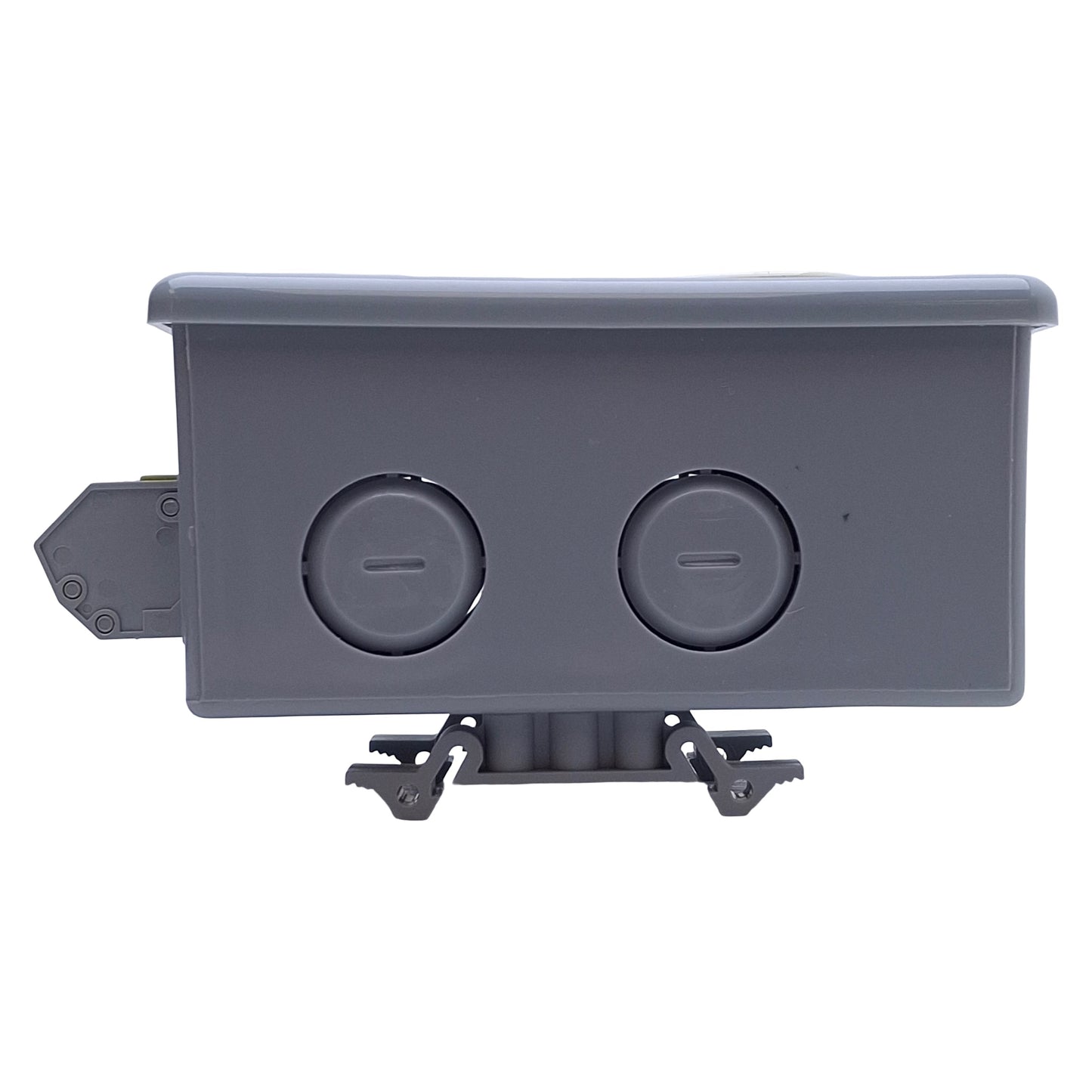 Used Wago 51017543 Outlet Box 120VAC 15A, 28-12AWG Wire Size, DIN Rail Mount
