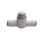 Used Lot of 2 SMC AS3001F-07-J Speed Control Fittings, 1/4in OD Tube, 1.0MPa Max