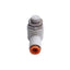 Used Lot of 2 SMC AS3001F-07-J Speed Control Fittings, 1/4in OD Tube, 1.0MPa Max