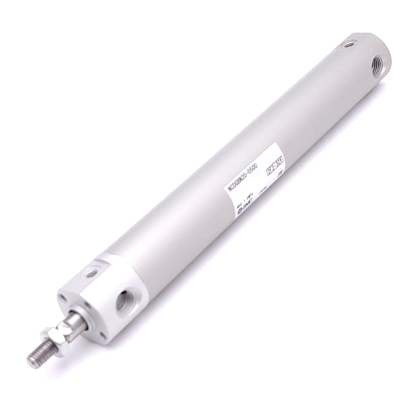 New SMC NCDGBN20-0500 Pneumatic Cylinder, ø3/4in Bore, 5in Stroke, 1/8in NPT, 1.0MPa