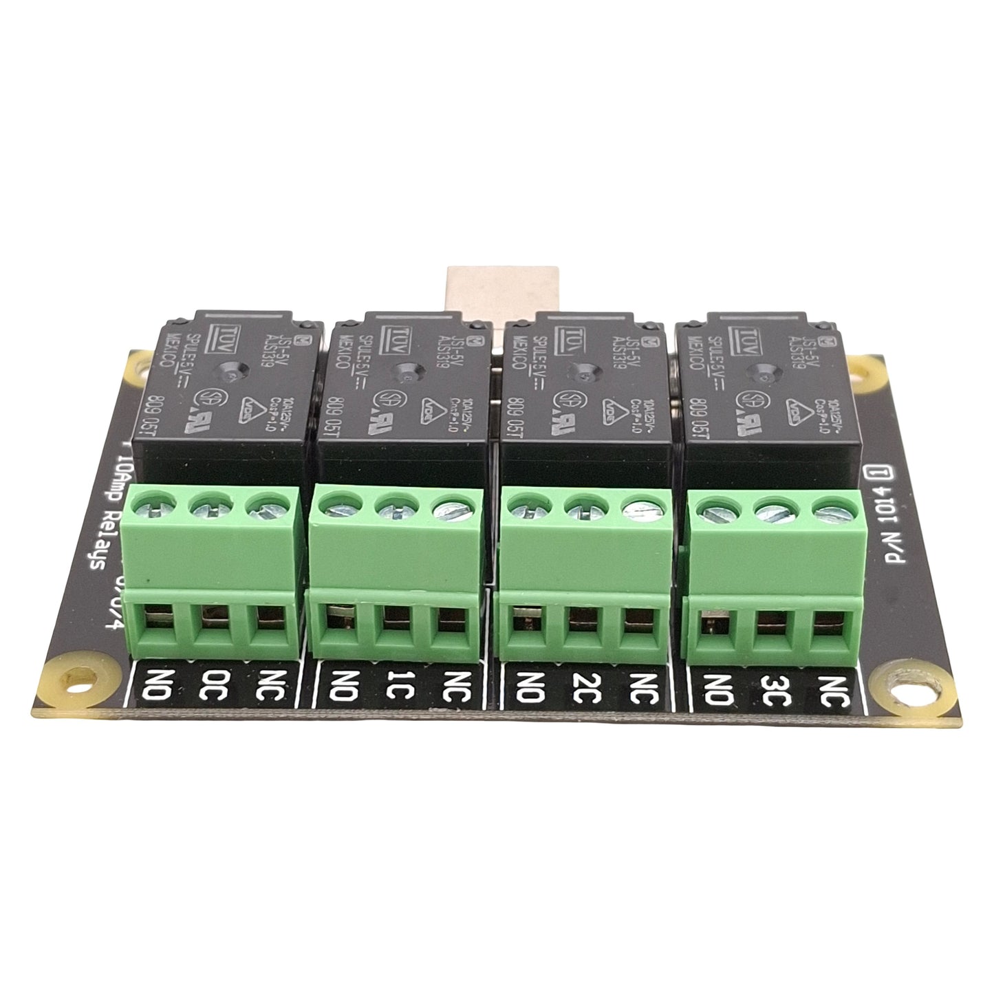 Used Phidgets 1014_1 PhidgetInterfaceKit 0/0/4, USB-B, 4x SPDT Relays, 5VDC Coils