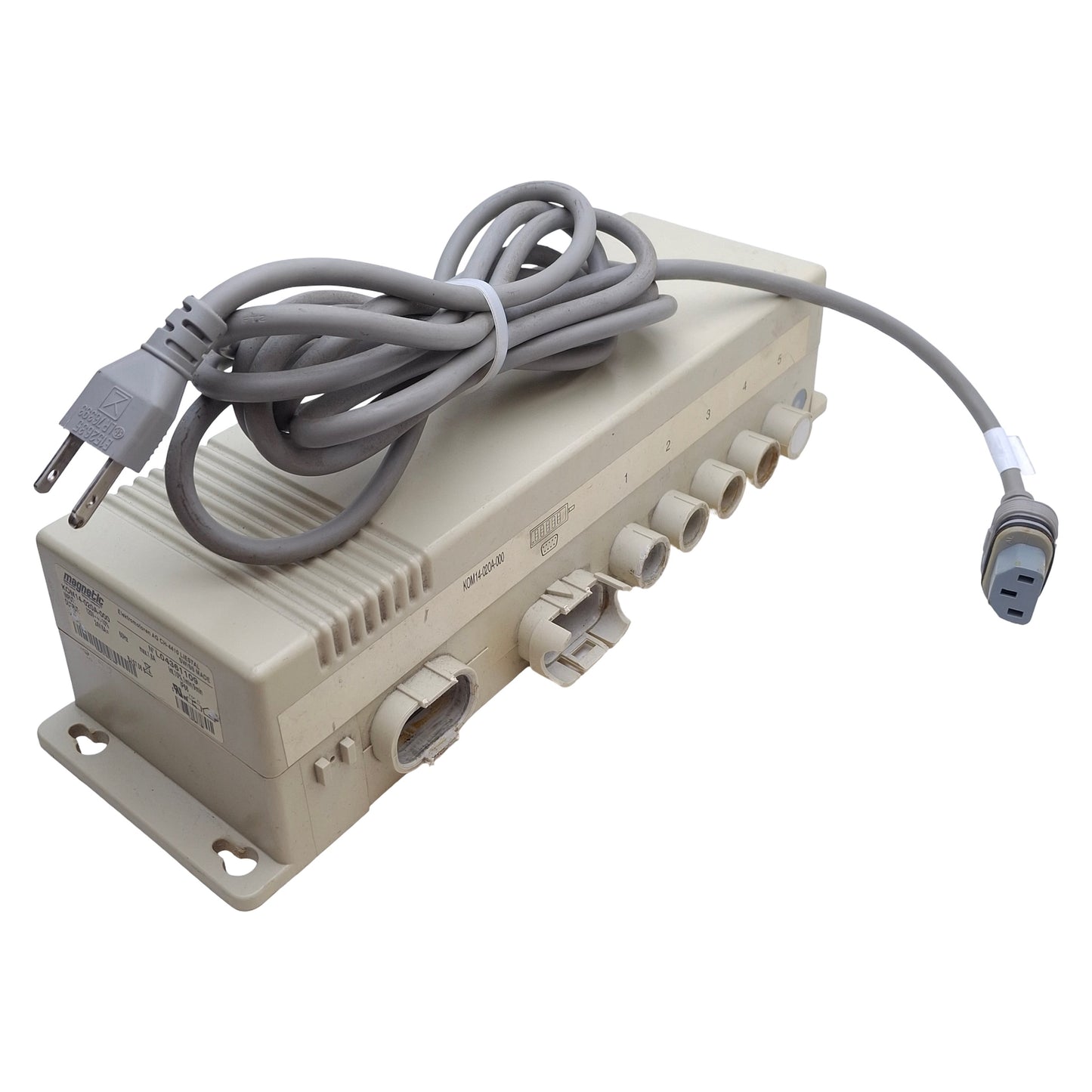 Used Magnetic KOM14-020A-000 Control Unit For Morgan BASIC-ONE 120VAC In, 24VDC Out