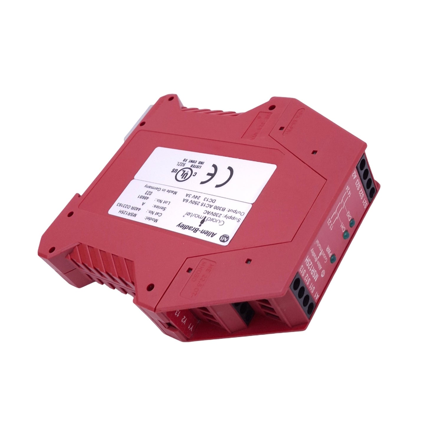 New Allen Bradley 440R-D23163 MSR125H Guardmaster Safety Relay, 2NO Out, 230VAC