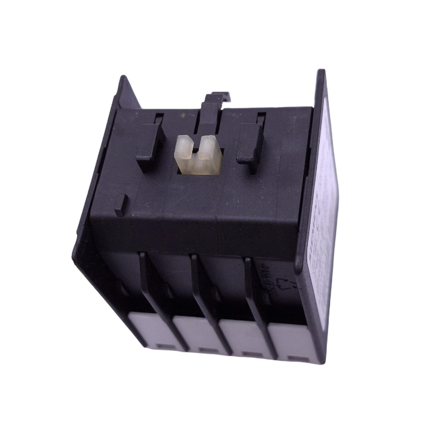 Used Siemens 3RH1911-2FA40 Auxiliary Contact Block for S00 Contactor, 4NO, 10A 240VAC
