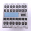 Used Siemens 3RH1911-2FA40 Auxiliary Contact Block for S00 Contactor, 4NO, 10A 240VAC