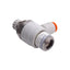 Used Lot of 4 SMC AS2201F-N02-03S Flow Control Fitting, 1/4in NPT to 5/32in OD Tube