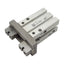 Used SMC MHZL2-16D3 2-Jaw Pneumatic Parallel Gripper, ø16mm Bore, 12mm Stroke, M5x0.8