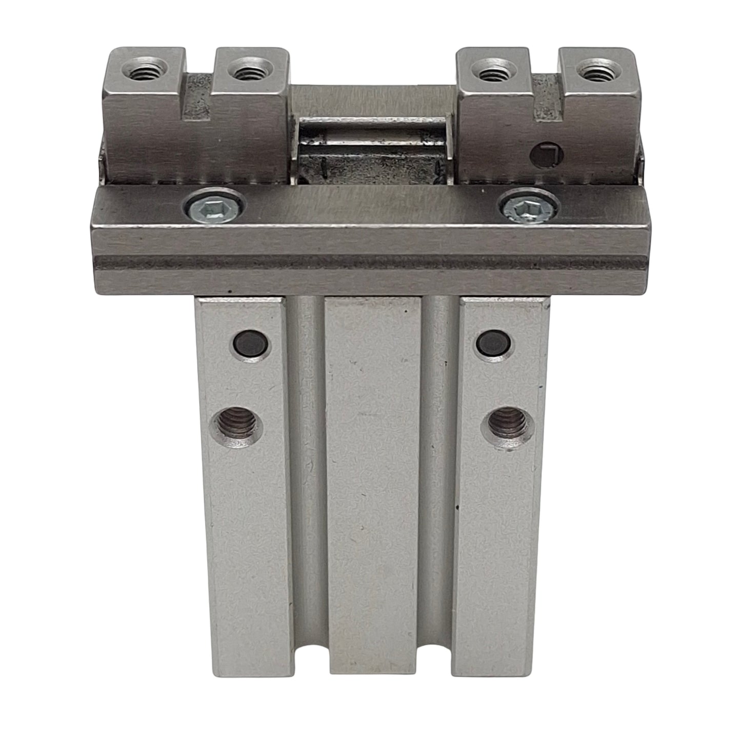 Used SMC MHZL2-16D3 2-Jaw Pneumatic Parallel Gripper, ø16mm Bore, 12mm Stroke, M5x0.8