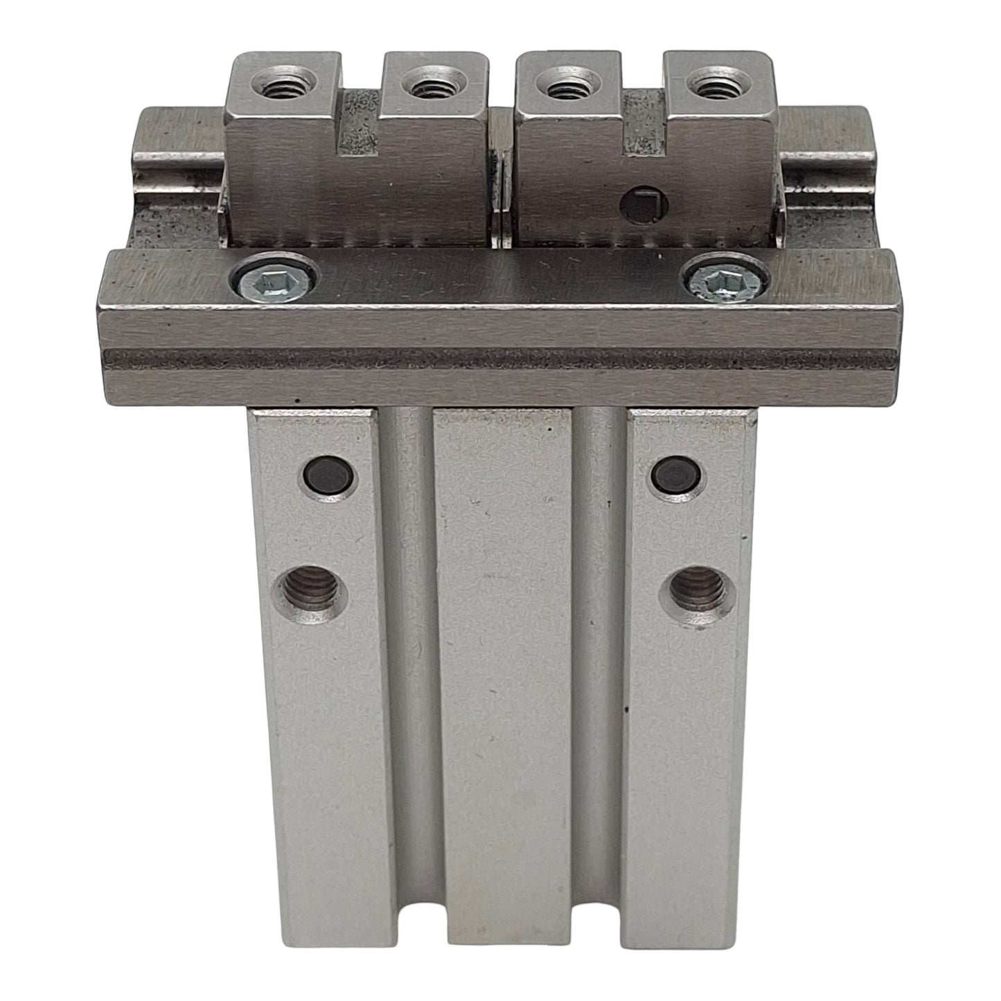 Used SMC MHZL2-16D3 2-Jaw Pneumatic Parallel Gripper, ø16mm Bore, 12mm Stroke, M5x0.8