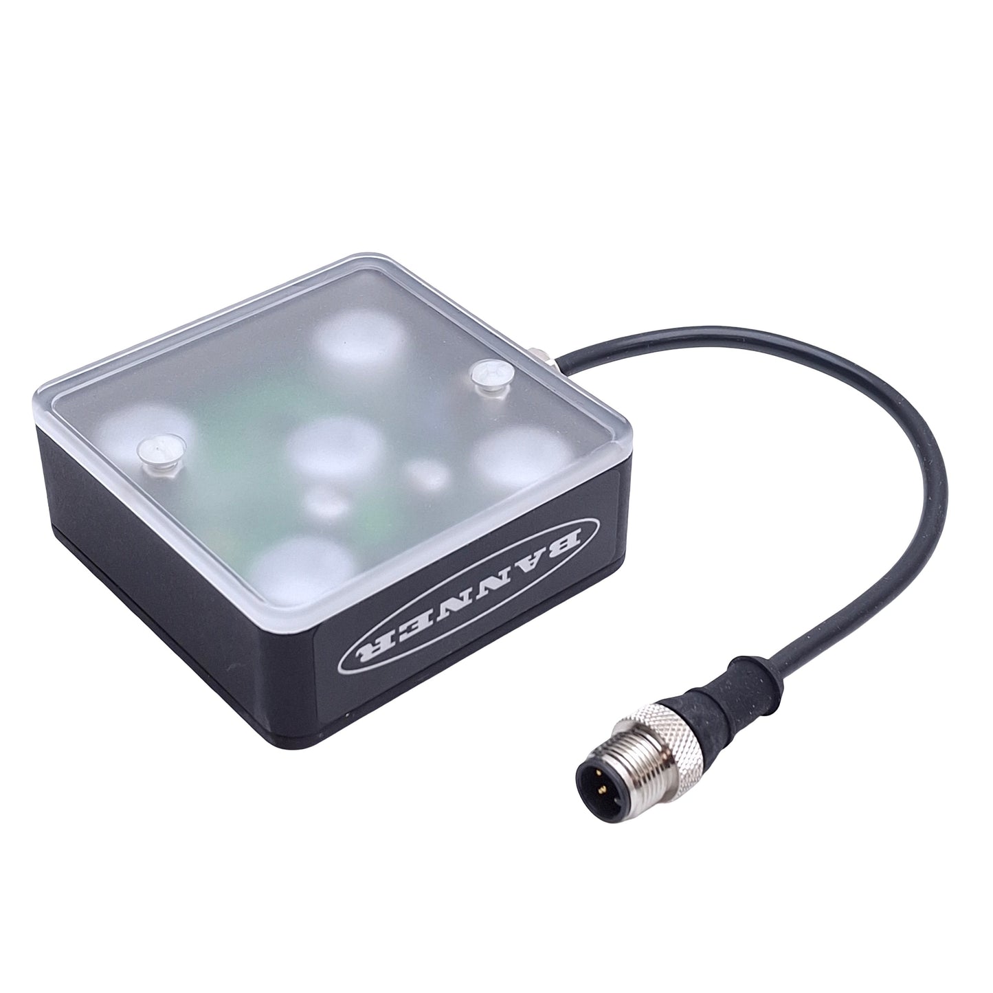 New Banner LEDRA70XD5-XQ Machine Vision Area Light, RED, 24VDC, 70mm x 70mm, M12