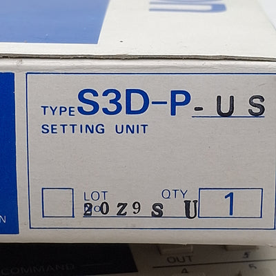 New Omron S3D-P-US Program Sensor Control Setting Unit Programming Module Controller