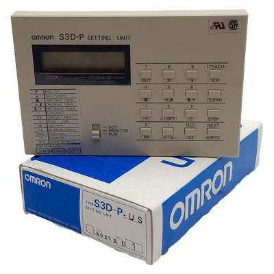 New Omron S3D-P-US Program Sensor Control Setting Unit Programming Module Controller