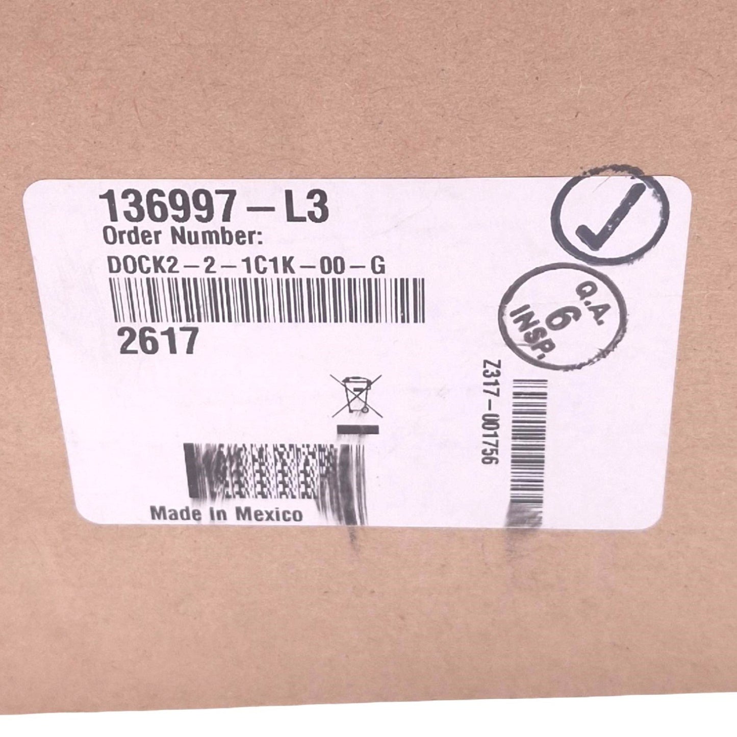 Used Honeywell DOCK2-2-1C1K-00-G MicroDock II Instrument Docking Station, 6VDC