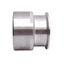 Used VNE EG22 ZH1504703 Female Sanitary Adapter, 2.5in NPT to Sanitary Flange