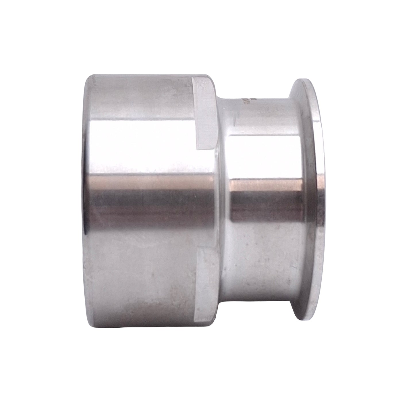 Used VNE EG22 ZH1504703 Female Sanitary Adapter, 2.5in NPT to Sanitary Flange