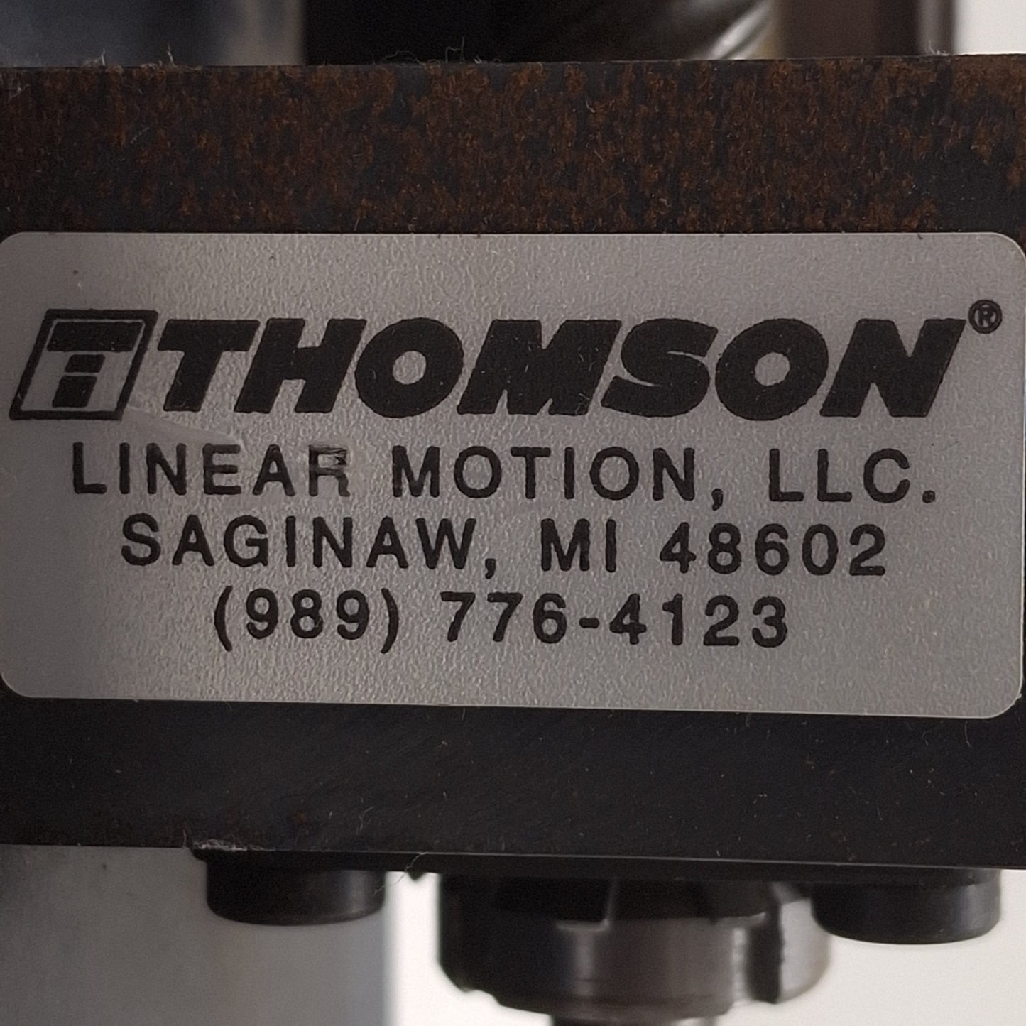Used Thomson Ball Screw Positioner Linear Actuator, 47.25in Travel, 1in Lead, NEMA 34