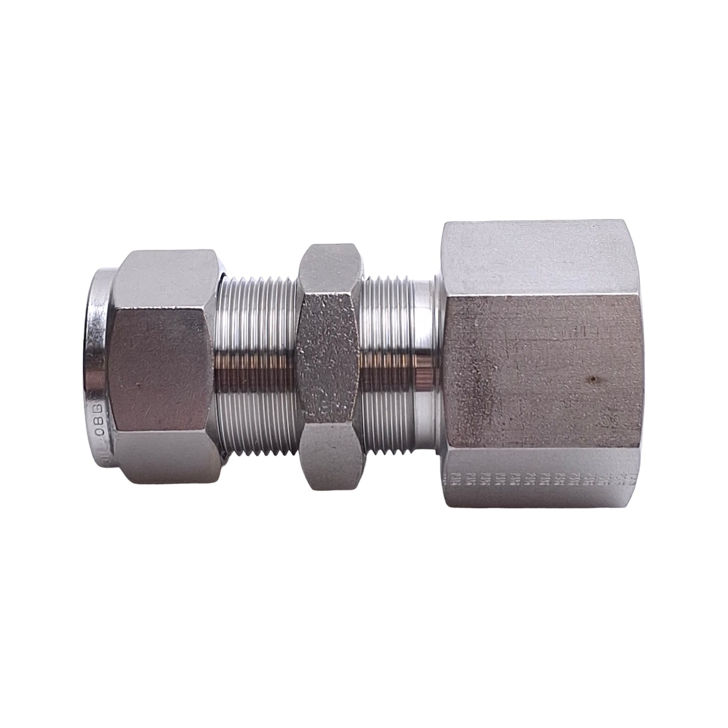 New – Open box Parker 12FBC12N-316 Tube Fitting Female Bulkhead, 3/4in NPT to 3/4in OD Tube