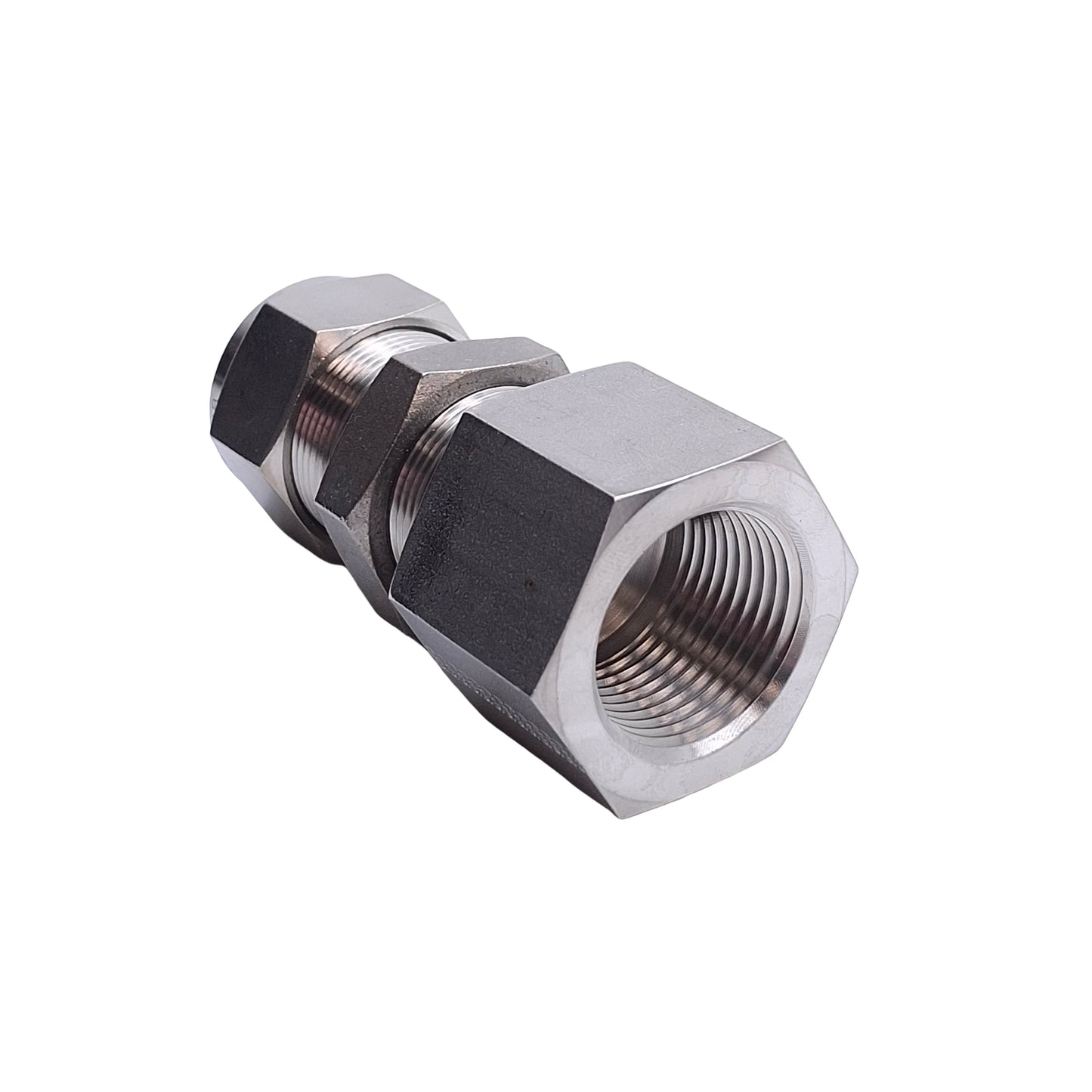 New – Open box Parker 12FBC12N-316 Tube Fitting Female Bulkhead, 3/4in NPT to 3/4in OD Tube