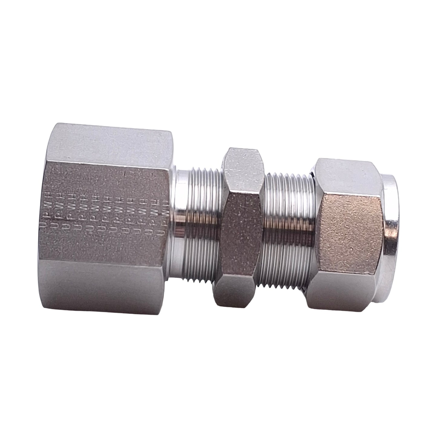 New – Open box Parker 12FBC12N-316 Tube Fitting Female Bulkhead, 3/4in NPT to 3/4in OD Tube