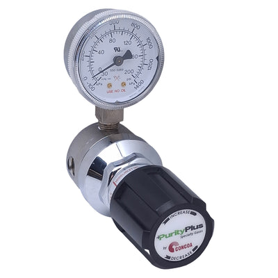 Used Concoa 3043001-84-000 Gas Regulator 1/4" NPT Port, 3000psi In , 100psi Out